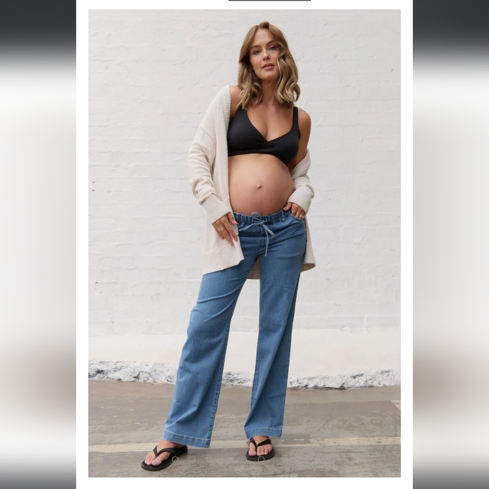 Bae The Label Maternity Wide Leg Jean